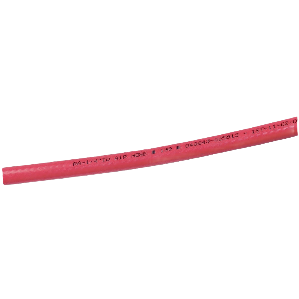Red reinforced PVC air hose for plumbing repairs and home improvement projects in plumbing parts and repair collection