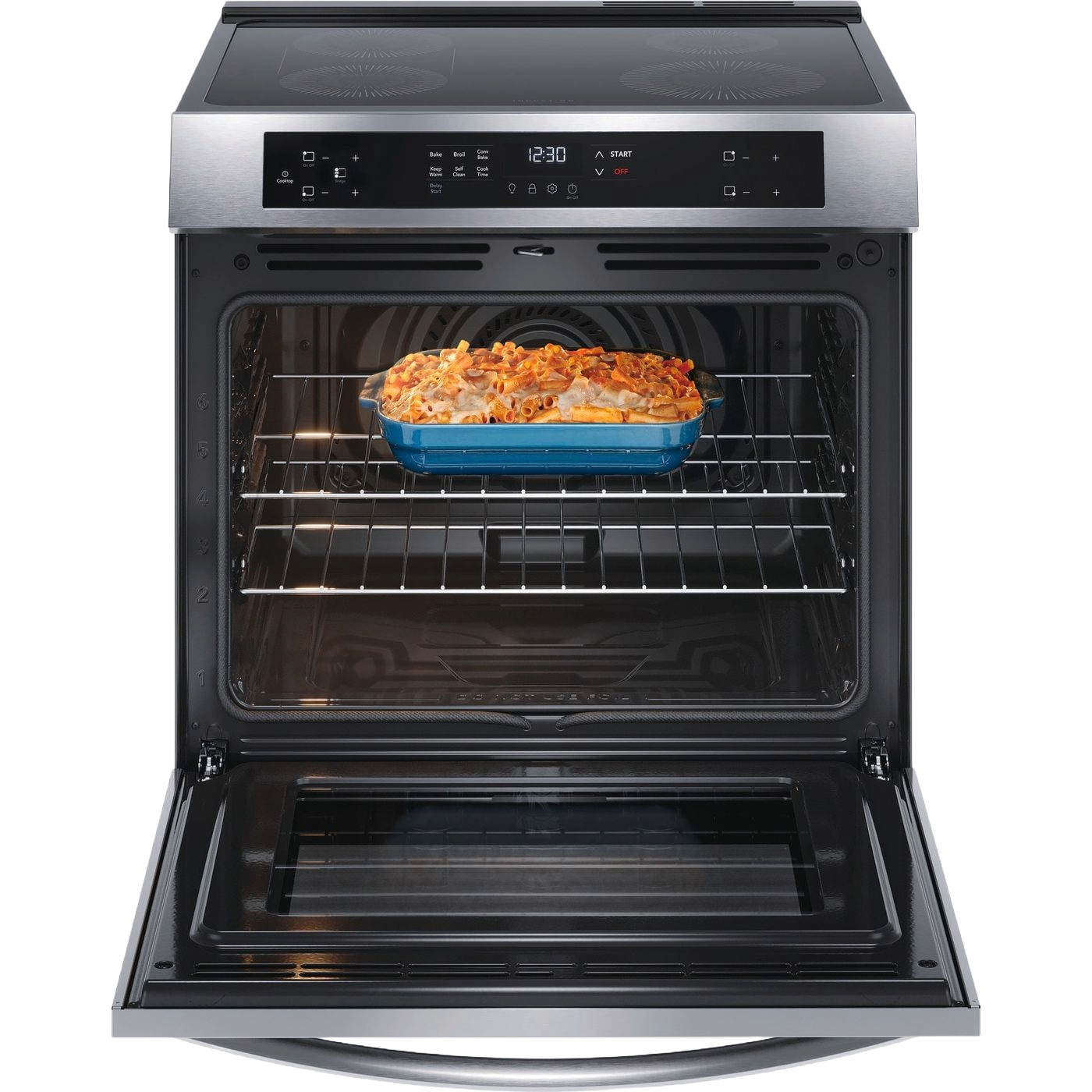 30" Front Control Induction Range with Convection Bake