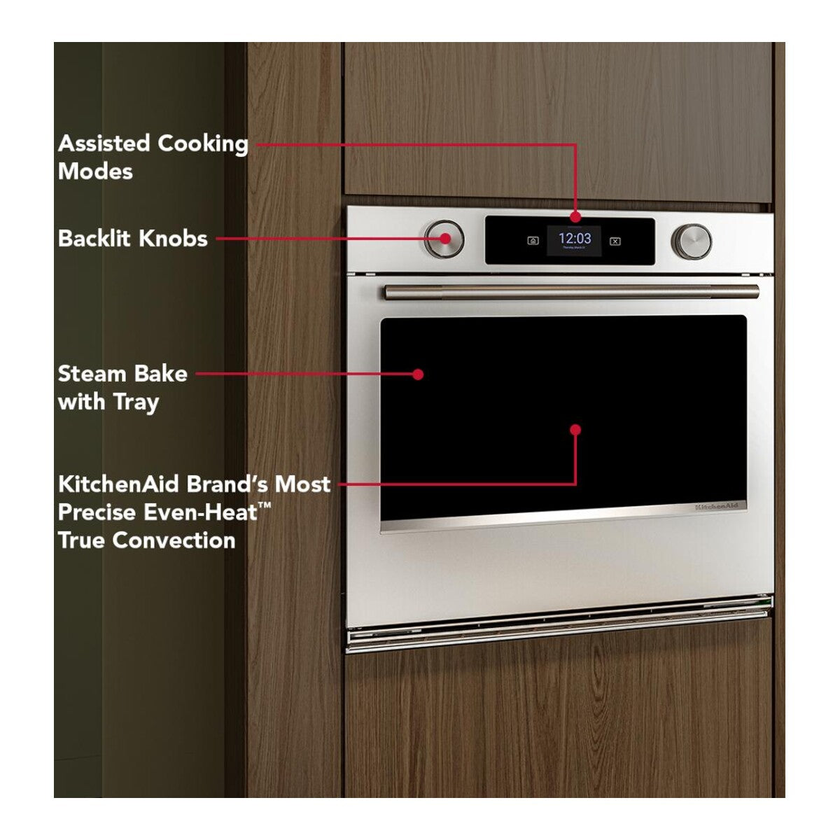 27-inch Smart Electric Single Wall Oven with Assisted Cooking Modes - PrintShield™ Finish