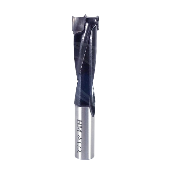 Right hand brad point dowel drill bit with carbide tip for precise wood boring in tool accessories and power tool collections