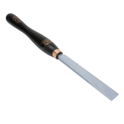 Woodworking scraper with polished metal blade and ergonomic dark wood handle for tool accessories under $100 collections