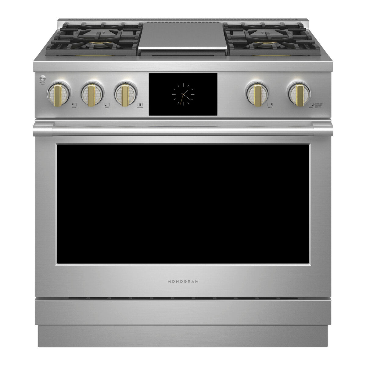 Monogram 36" Dual-Fuel Professional Range with 4 Burners and Griddle