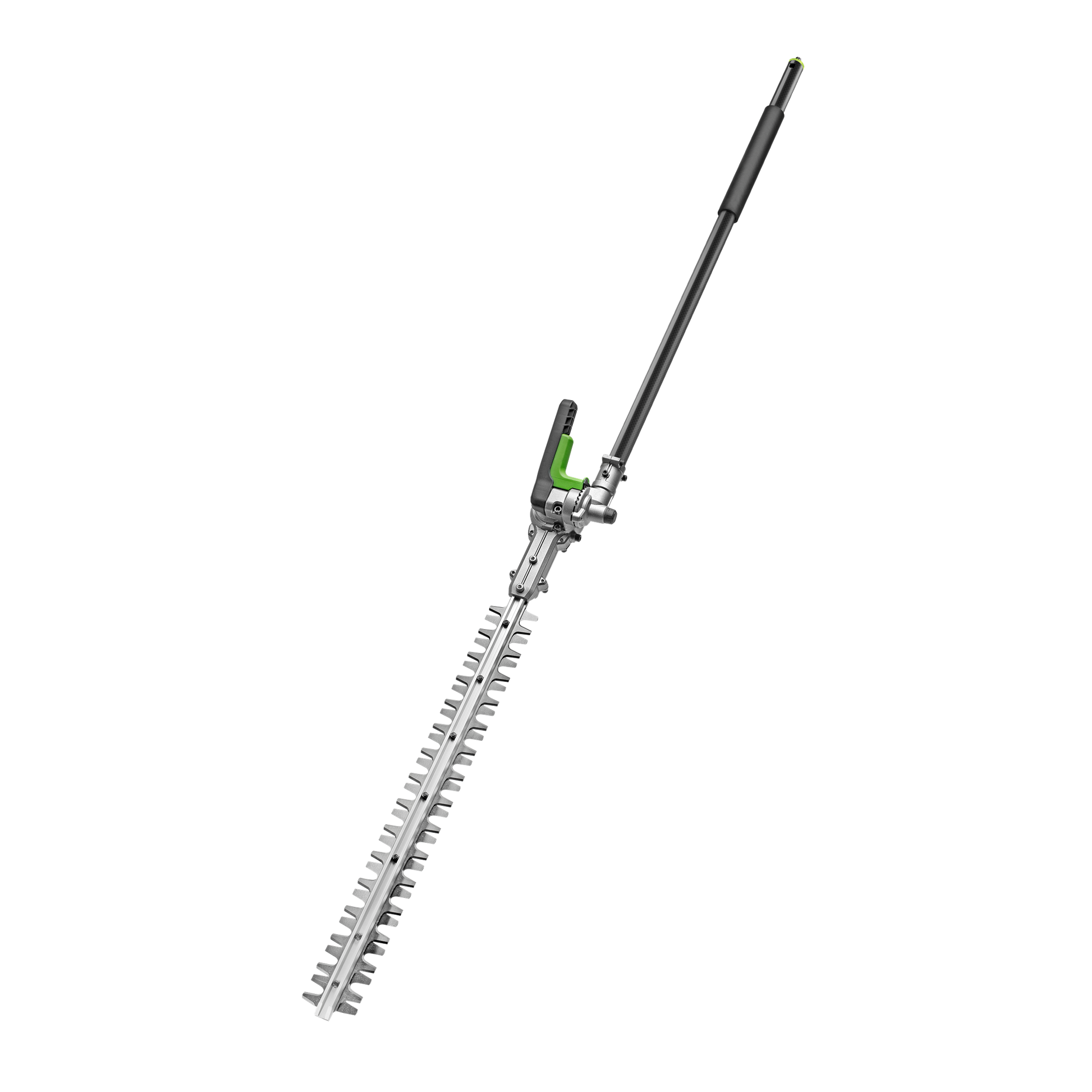 Carbon fiber hedge trimmer attachment with 20-inch blade for precise trimming in outdoor power equipment and lawn care tools collections