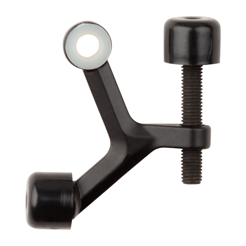 Oil rubbed bronze adjustable hinge pin door stop for wall protection in door accessories under $50 home improvement projects