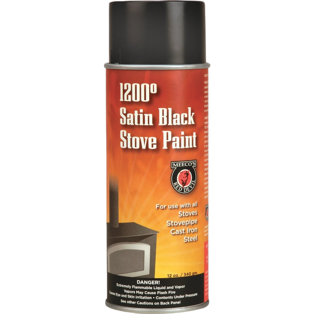 High heat resistant black satin spray paint for stoves, cast iron, and steel in plumbing parts and repair under $50 collections