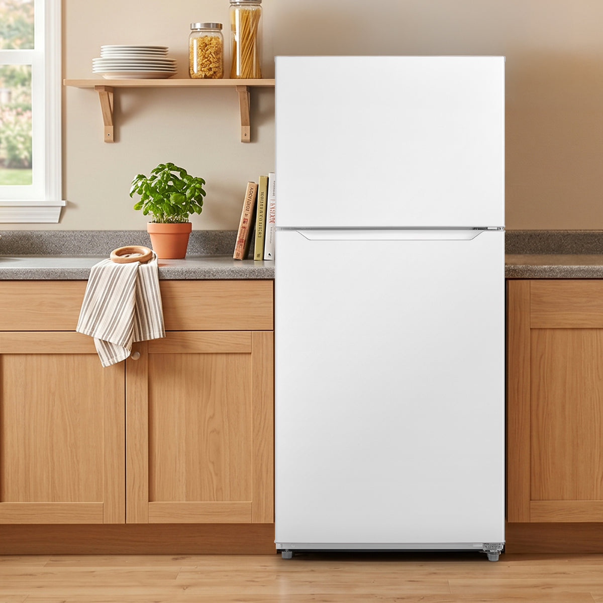 Element Electronics 14.2 cu. ft. Top Freezer Refrigerator - White, ENERGY STAR (ERT14CSCW)