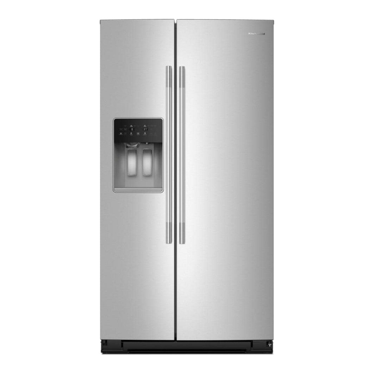 20.8 Cu. Ft. 36-Inch Counter-Depth Side-by-Side Refrigerator with Exterior Ice and Water Dispenser in PrintShield® Stainless Steel