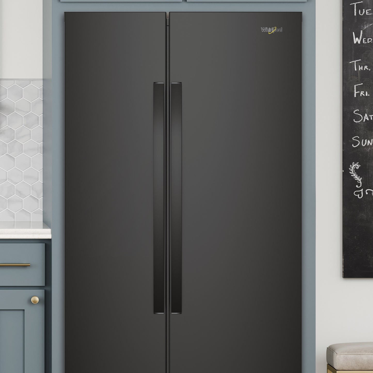 36-inch Wide Side-by-Side Refrigerator - 25 cu. ft.