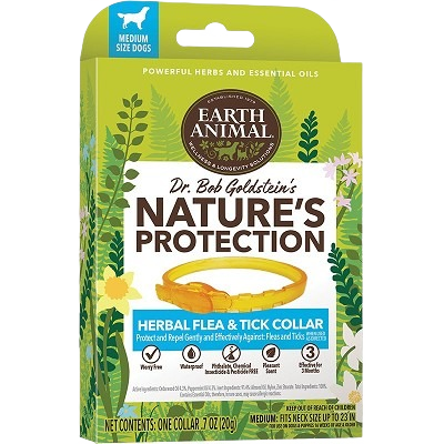 Herbal flea and tick collar for medium dogs with natural essential oils in Pet & Animal and Under $50 collections