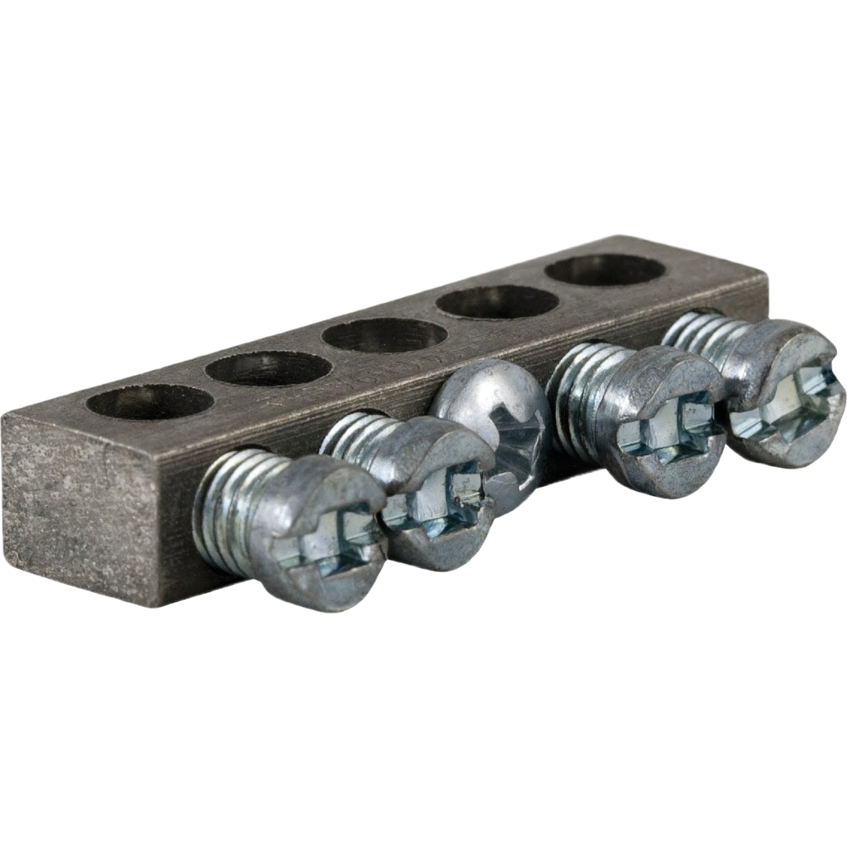 Metal ground bar kit with four terminal screws for electrical projects and breakers under $50 in home improvement