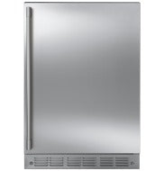 Stainless steel built-in bar refrigerator with icemaker in kitchens and appliances for home improvement collections
