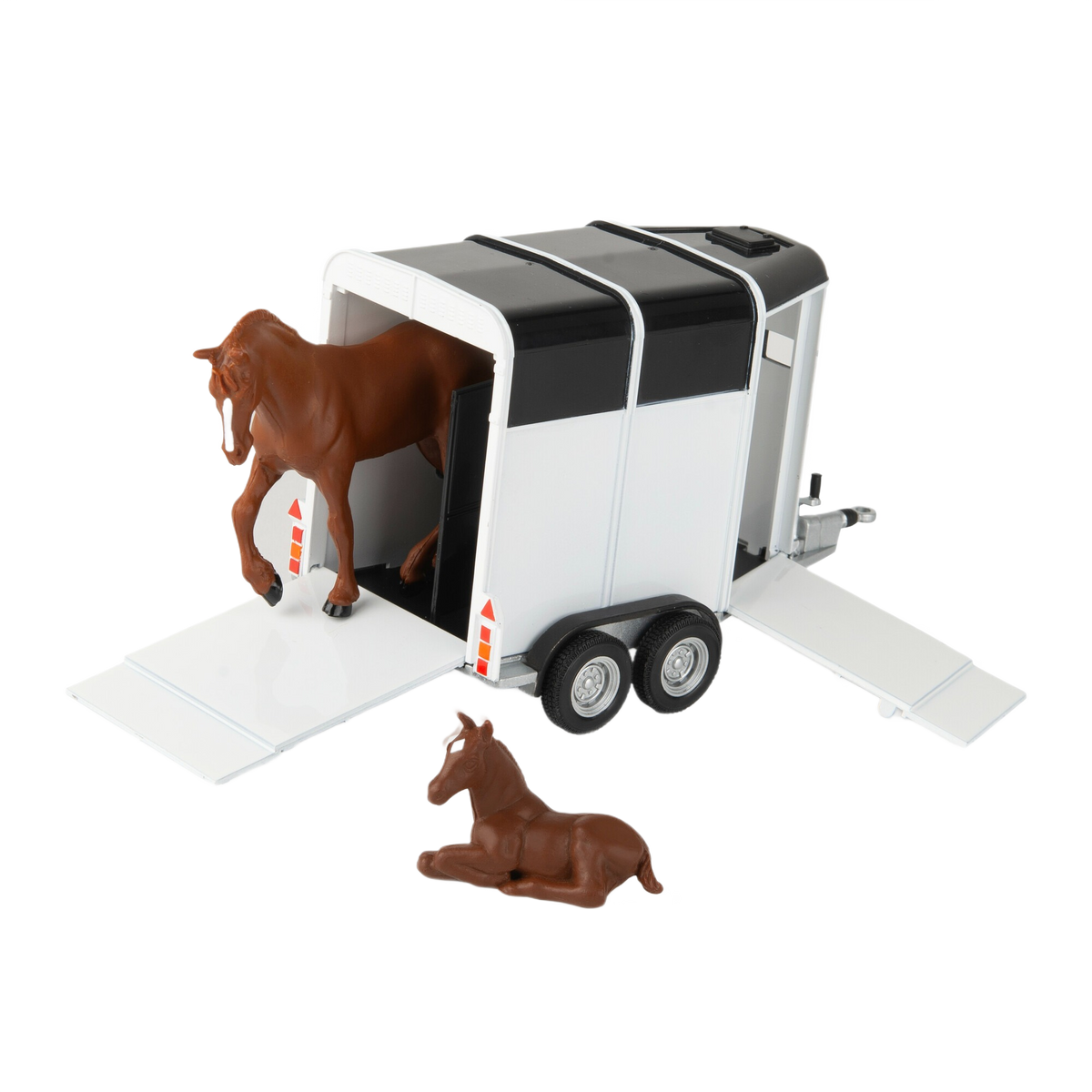 TOMY John Deere ERTL 1/32 Horse Trailer Set with Pickup