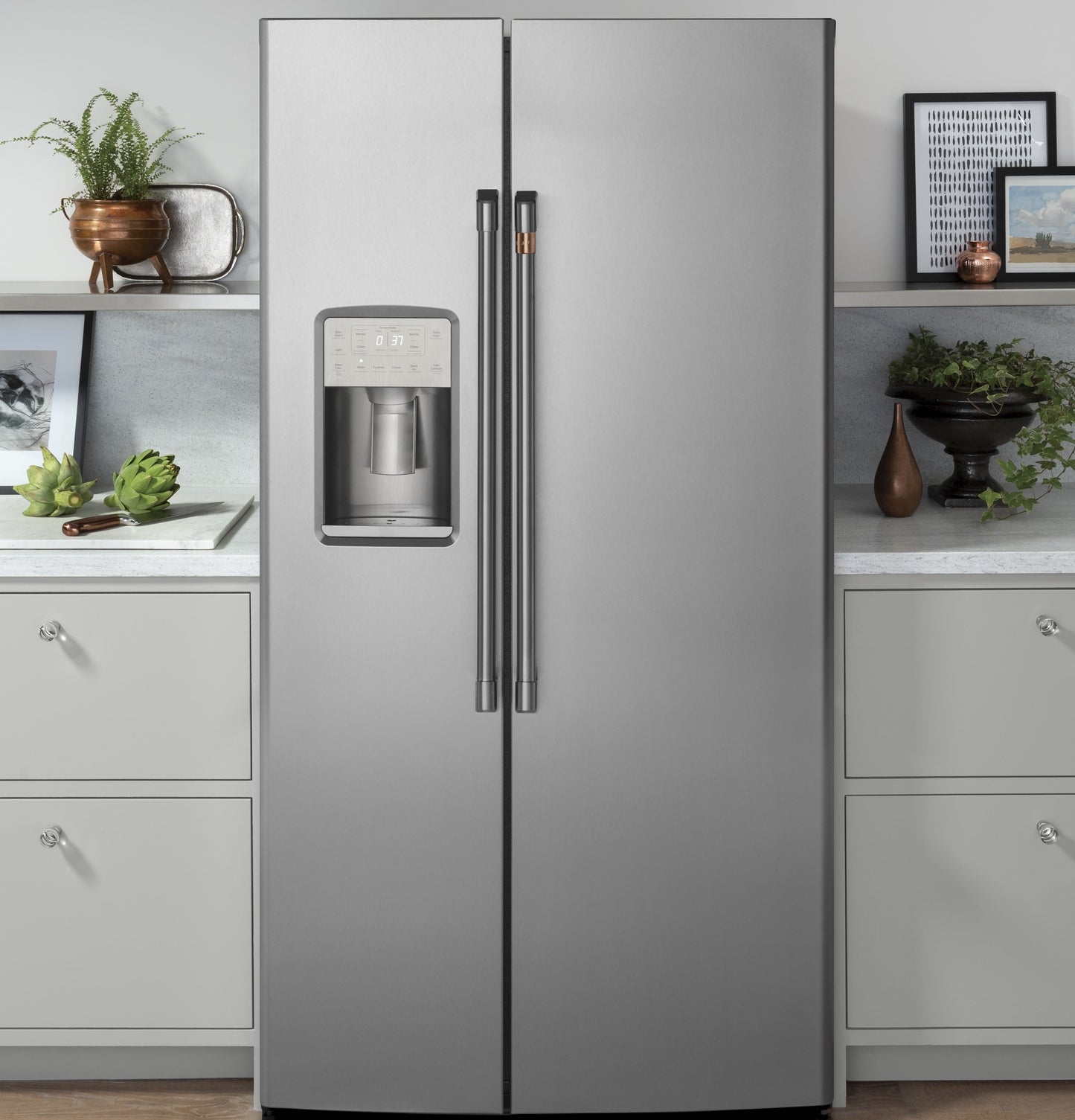 CAFÉ™ 21.9 Cu. Ft. Counter-Depth Side-By-Side Refrigerator