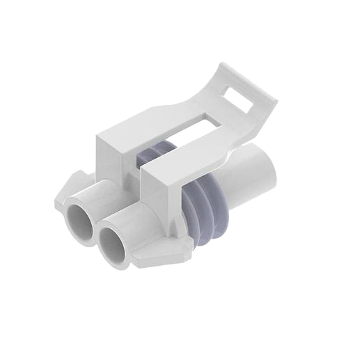 Gray 2-cavity electrical connector housing for John Deere machinery in Parts & Lubricants under $50 collections
