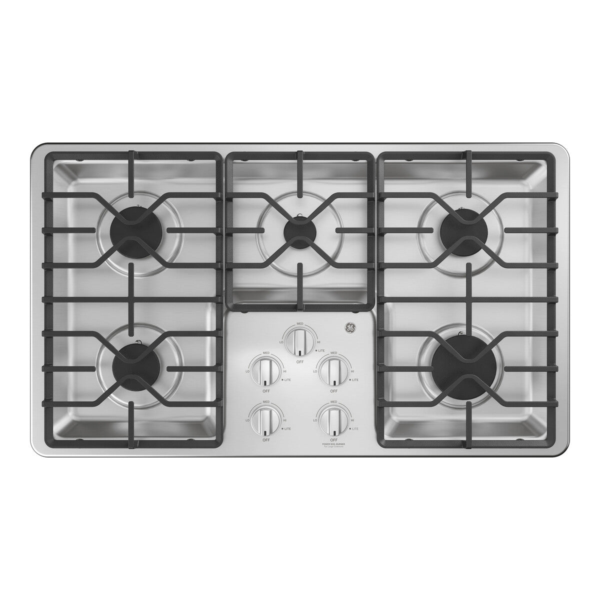 GE® 36" Built-In Gas Cooktop with Dishwasher-Safe Grates