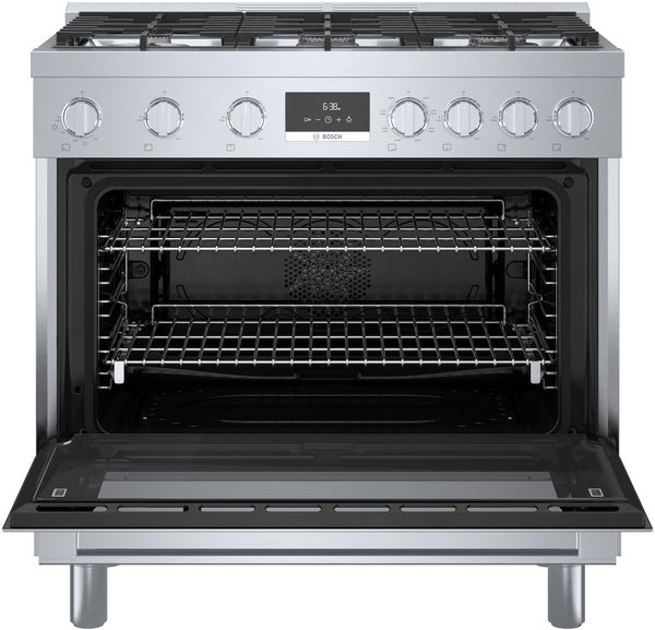 800 Series, Dual Fuel Freestanding Range, 36'', Stainless Steel