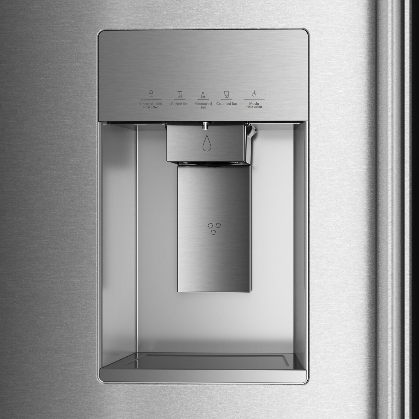 Counter-Depth French Door Refrigerator with External Water Dispenser