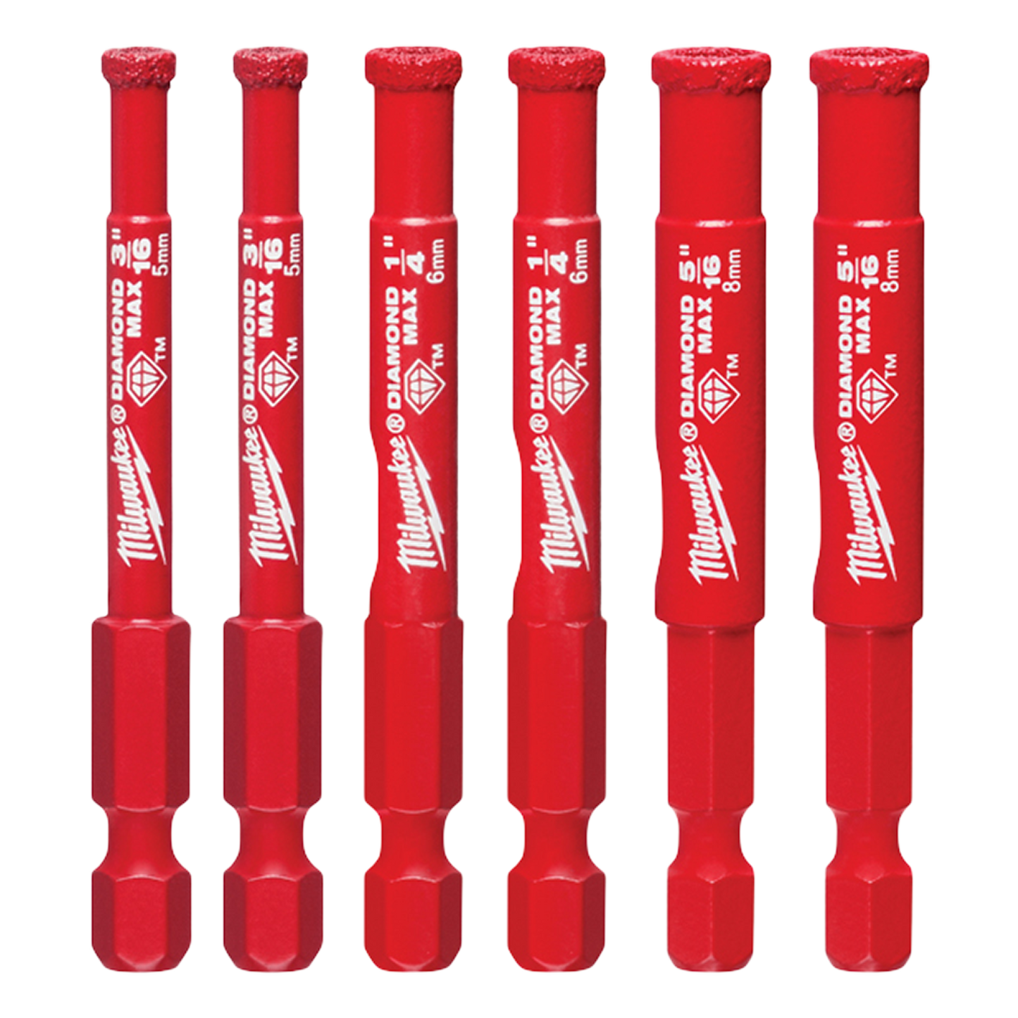 Milwaukee 3PC DIAMOND MAX™ Hole Saw Bit Set