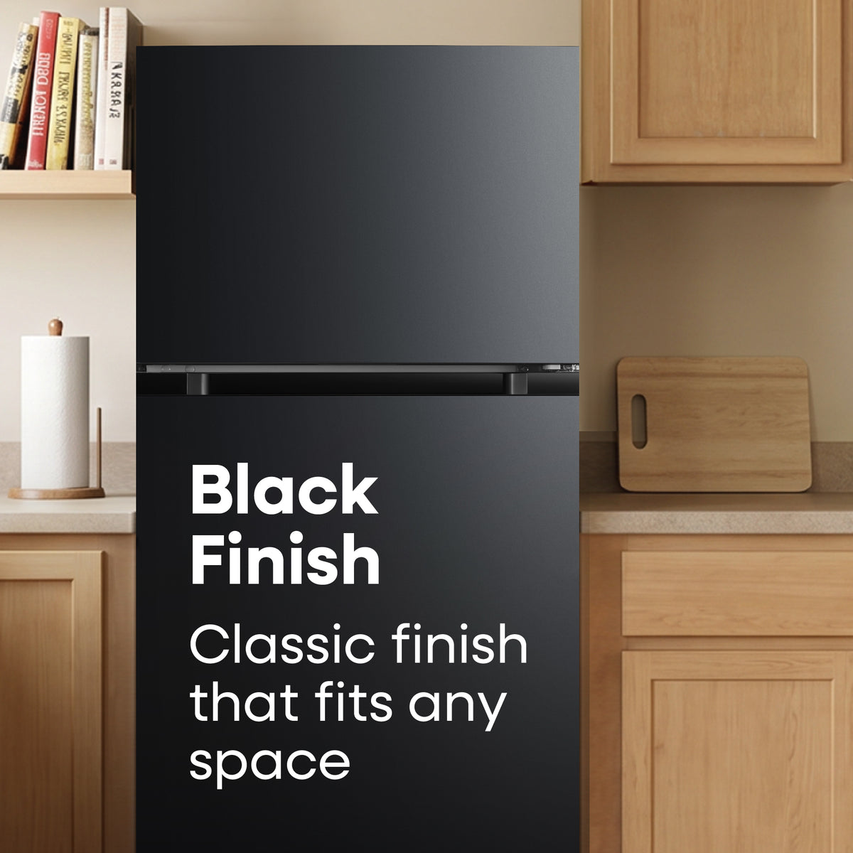 Element 16.0 cu. ft. Top Freezer Refrigerator - Black, ENERGY STAR (ERT16CGDB)