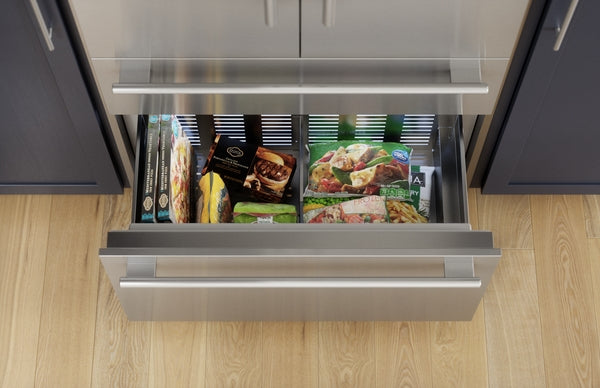 Freedom®, Built-in French Door Bottom Freezer, 36'', Stainless Steel