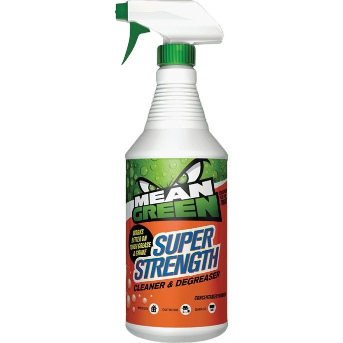 Spray bottle of strong cleaner and degreaser for heavy duty grime removal in cleaning supplies and home improvement collections
