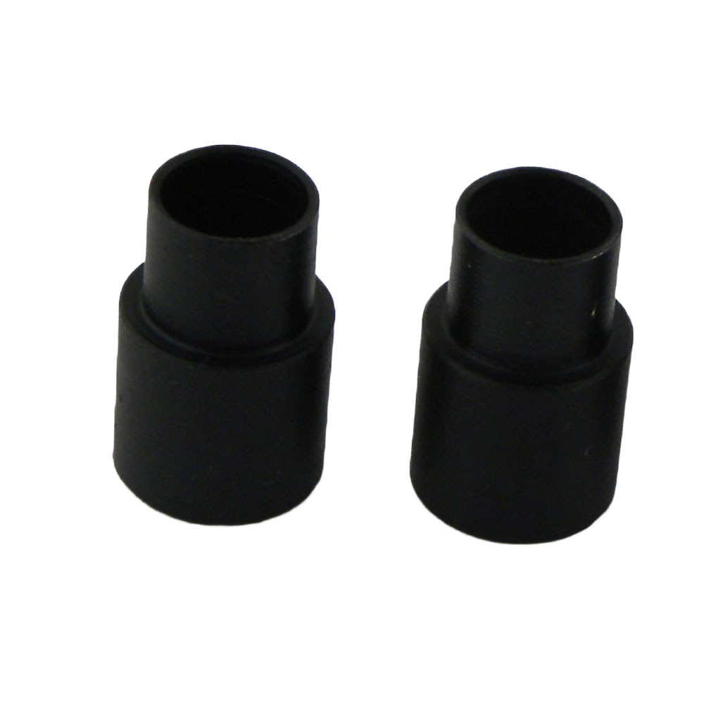 Pair of black cylindrical bushings for woodworking tool accessories and pen turning projects under $50