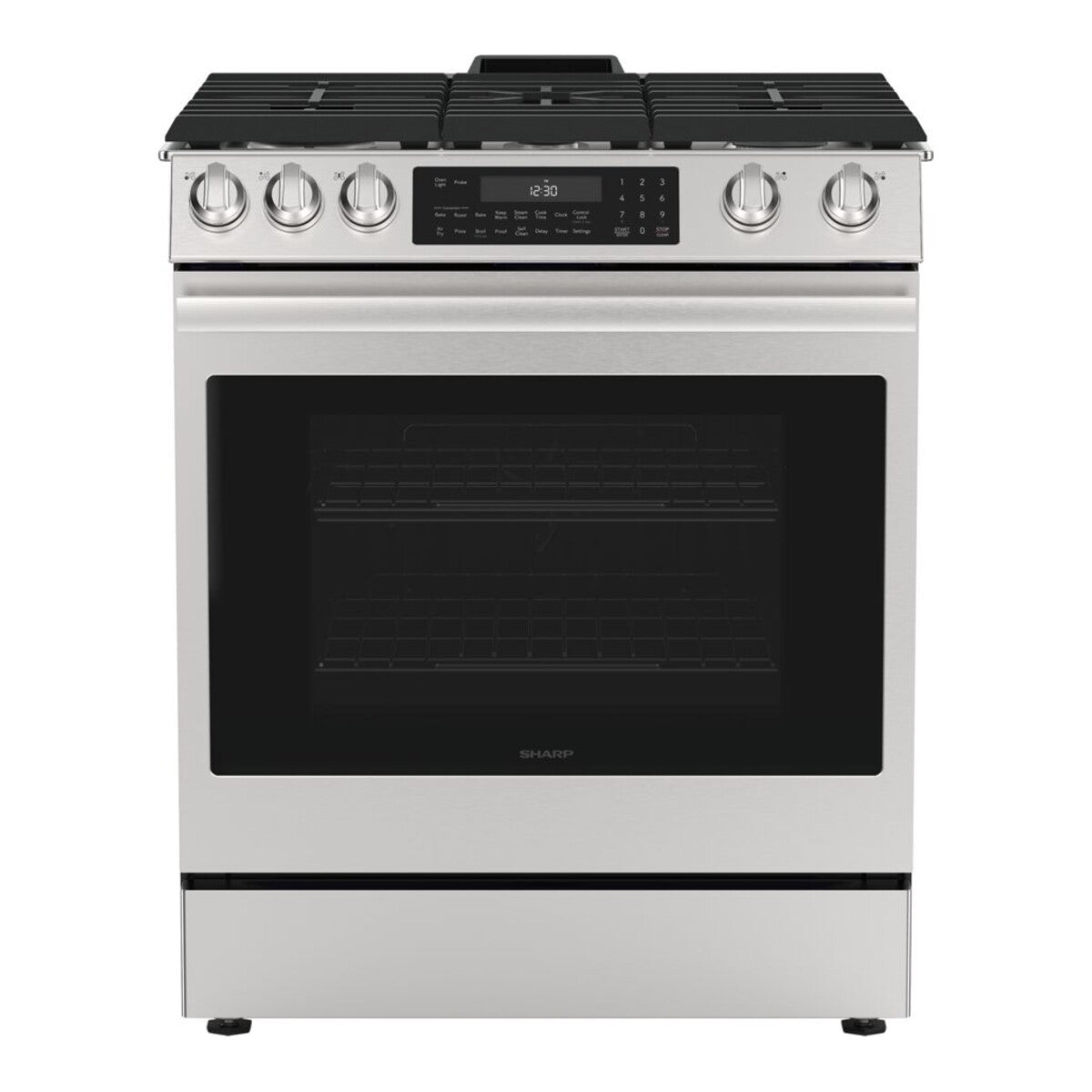6.1 CF / 30" Gas Slide-In Range, True European Convection, Air Fry