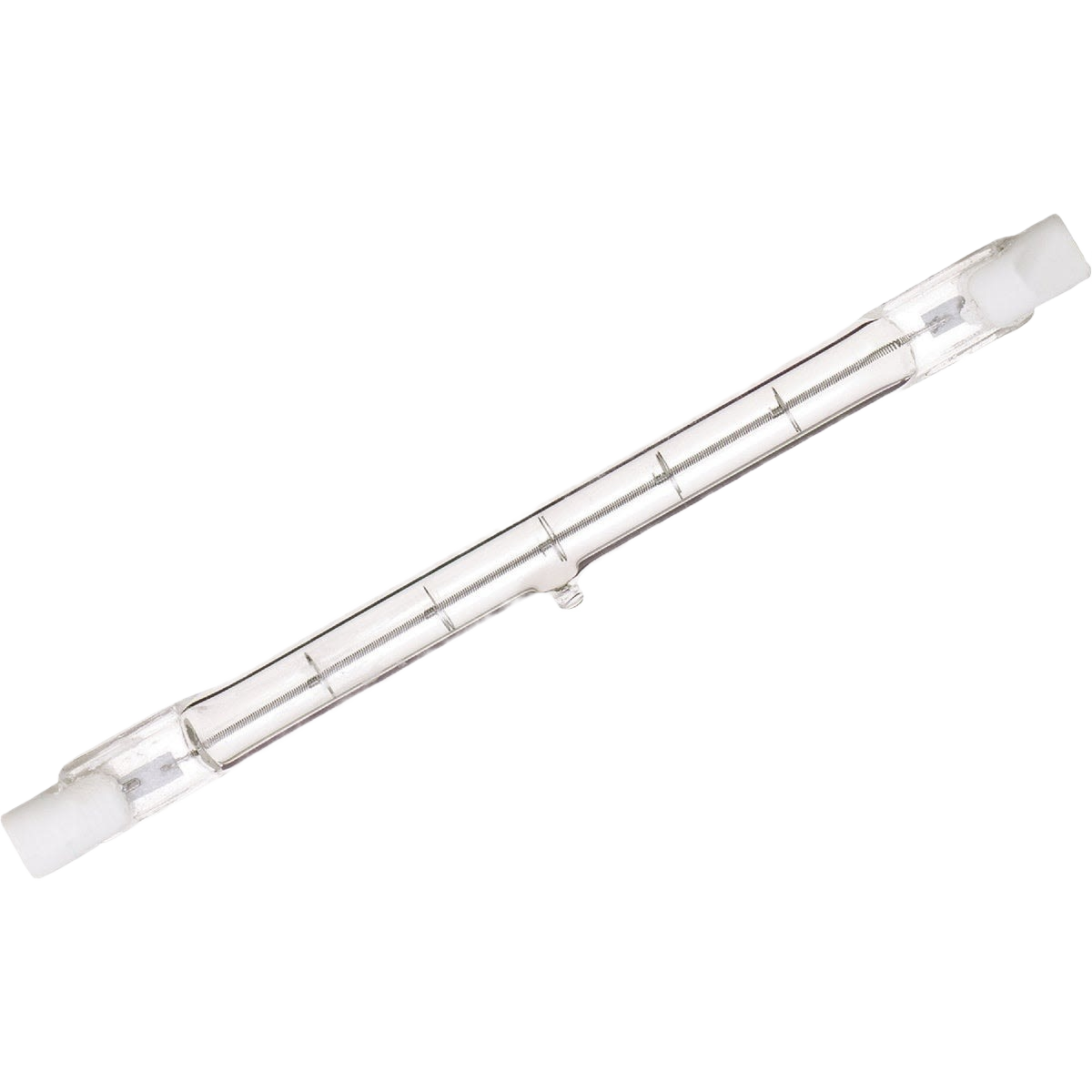 Clear tubular 500-watt halogen bulb with R7s base for lighting and electrical applications under $50 collections