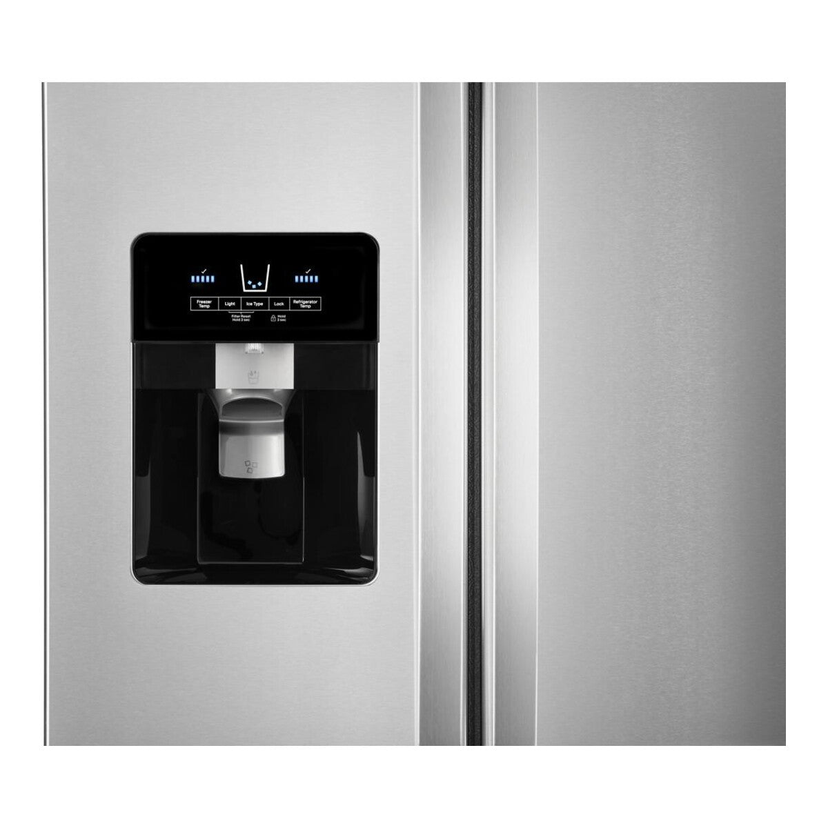 33-inch Wide Side-by-Side Refrigerator - 21 cu. ft.