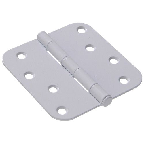 White corner door hinge with removable pin, durable for residential use in hardware and home improvement collections