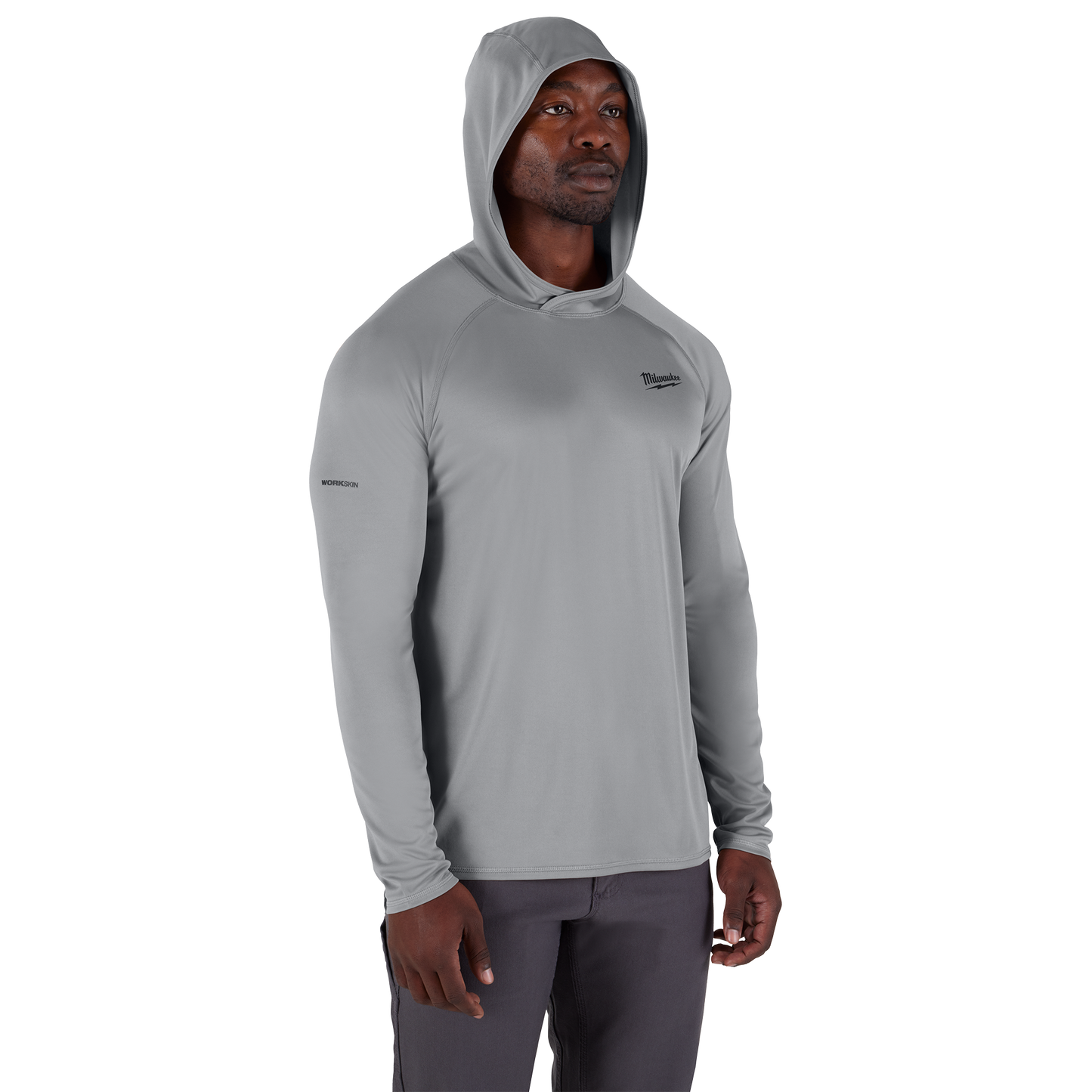 Milwaukee WORKSKIN™ Hooded Sun Shirt - GRAY 2X