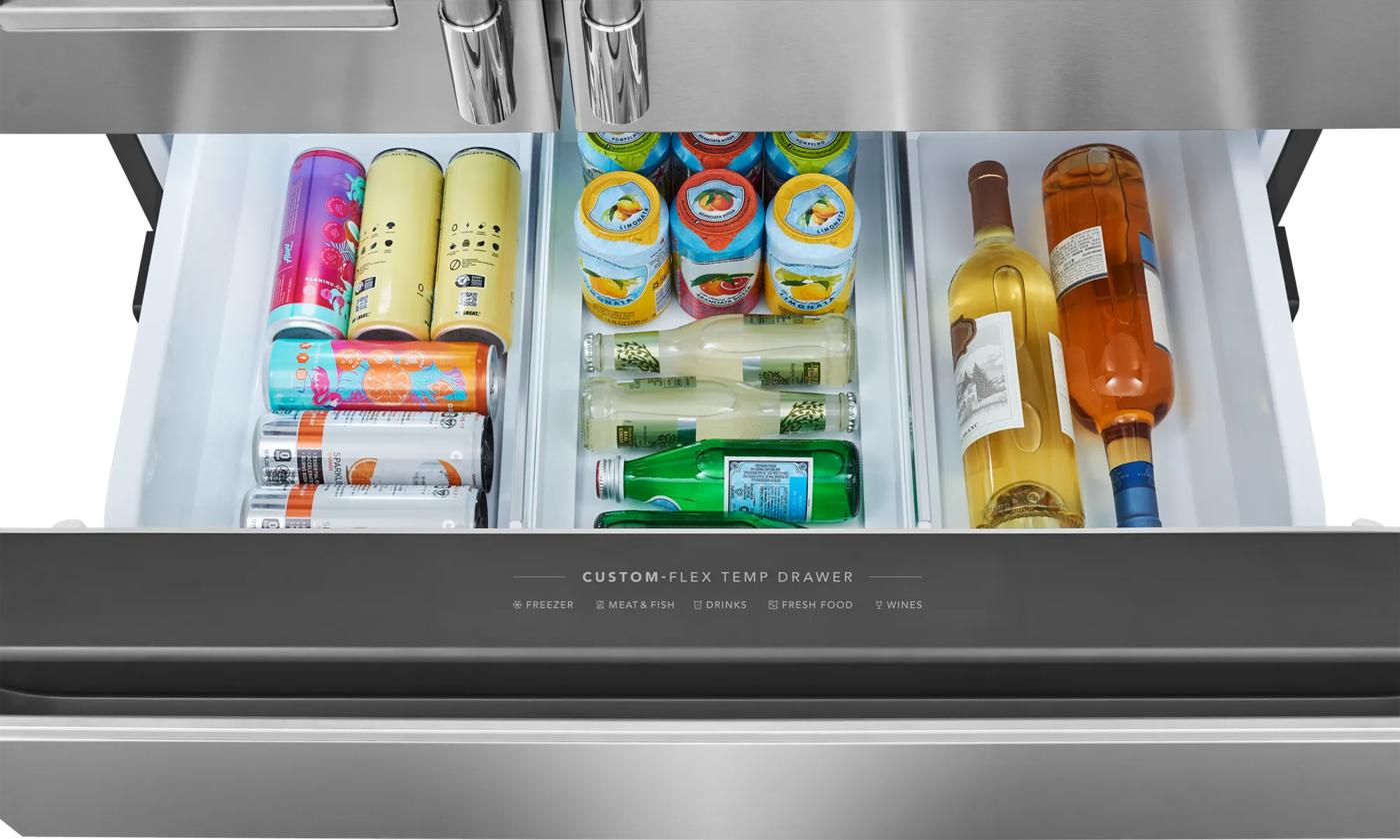 22 Cu. Ft. Counter-Depth 4-Door French Door Refrigerator