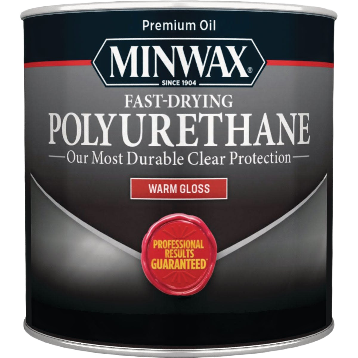Minwax fast-drying warm gloss polyurethane can for interior wood finishing in stains and sealers collection under $50