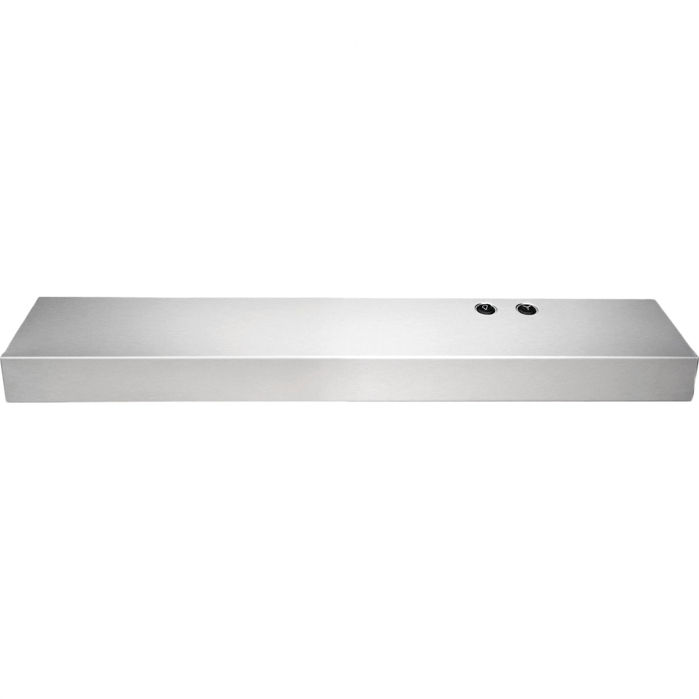 Stainless steel 30-inch overhead range hood with dual control knobs from range hoods and kitchen appliances collection