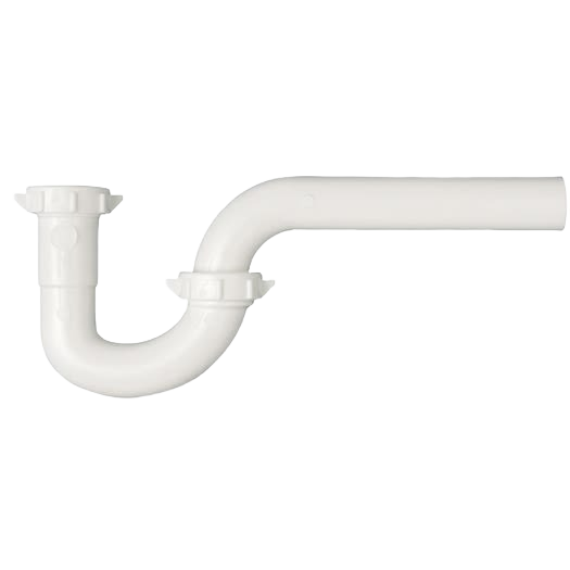 Do it Best 1-1/2" White Plastic P-Trap with Reducer Washer