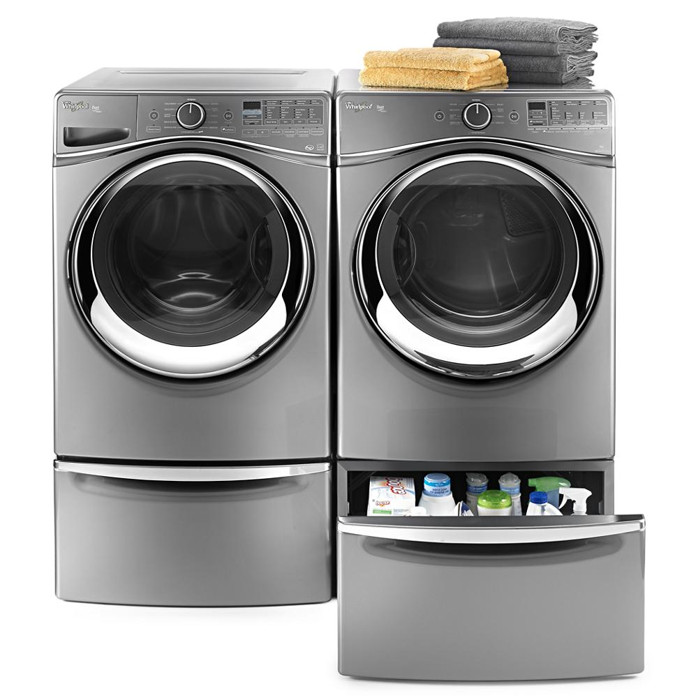 15.5" Pedestal for Front Load Washer and Dryer with Storage