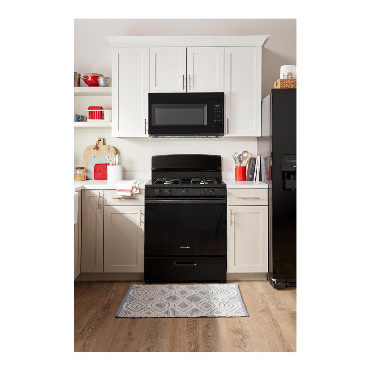 Amana® 30-inch Gas Range with Easy-Clean Glass Door