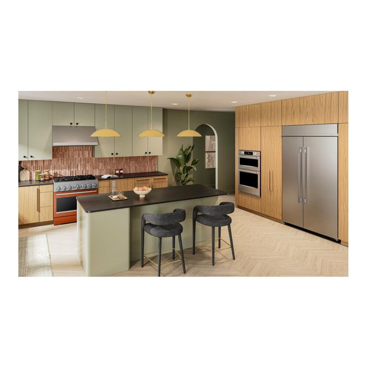 36-Inch 6 Burner Commercial-Style Dual Fuel Range with No Preheat Air Fry Mode