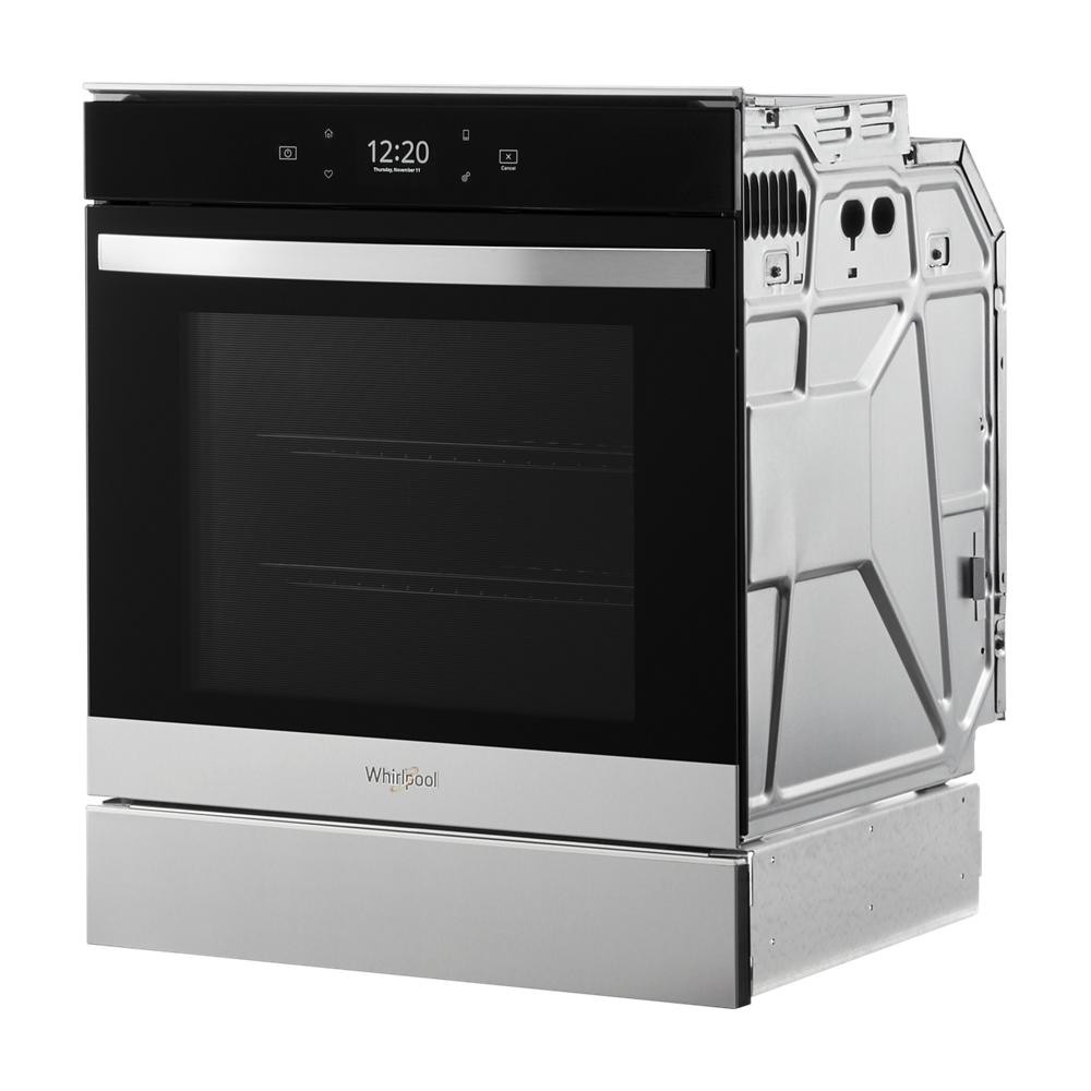 24-inch stainless steel convection wall oven with digital touchscreen and self-cleaning feature from kitchen appliances collection