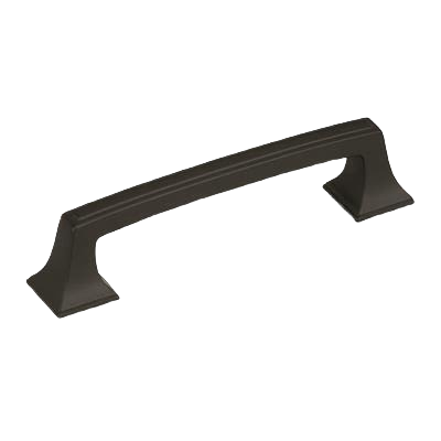 Black bronze cabinet pull with elegant lines for furniture hardware and home improvement under $50 collections