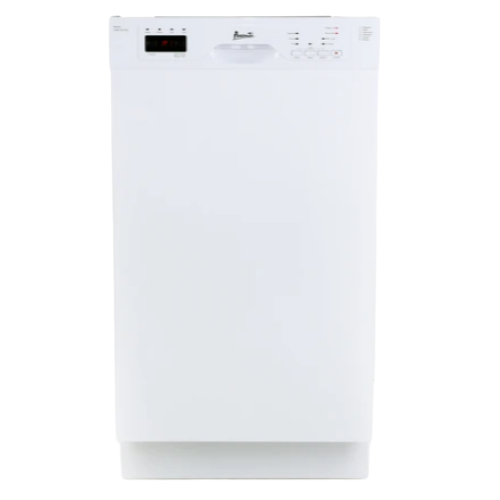 Avanti 18" Built In Dishwasher - White