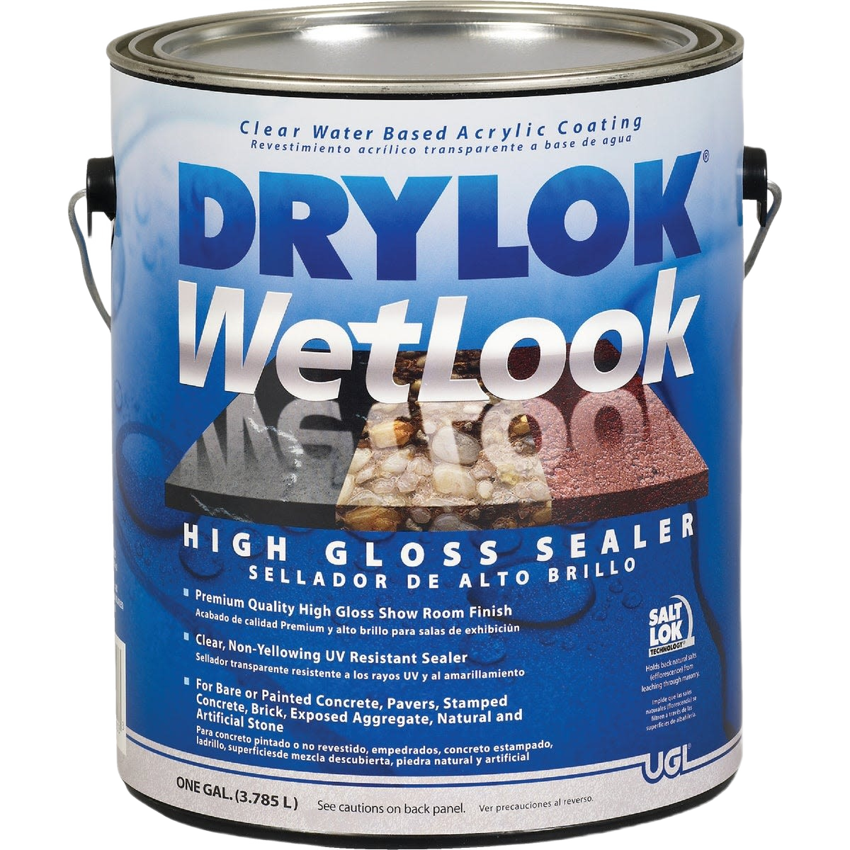 One-gallon container of high gloss concrete sealer for weatherproofing and finishing in sealing and paint supplies collections
