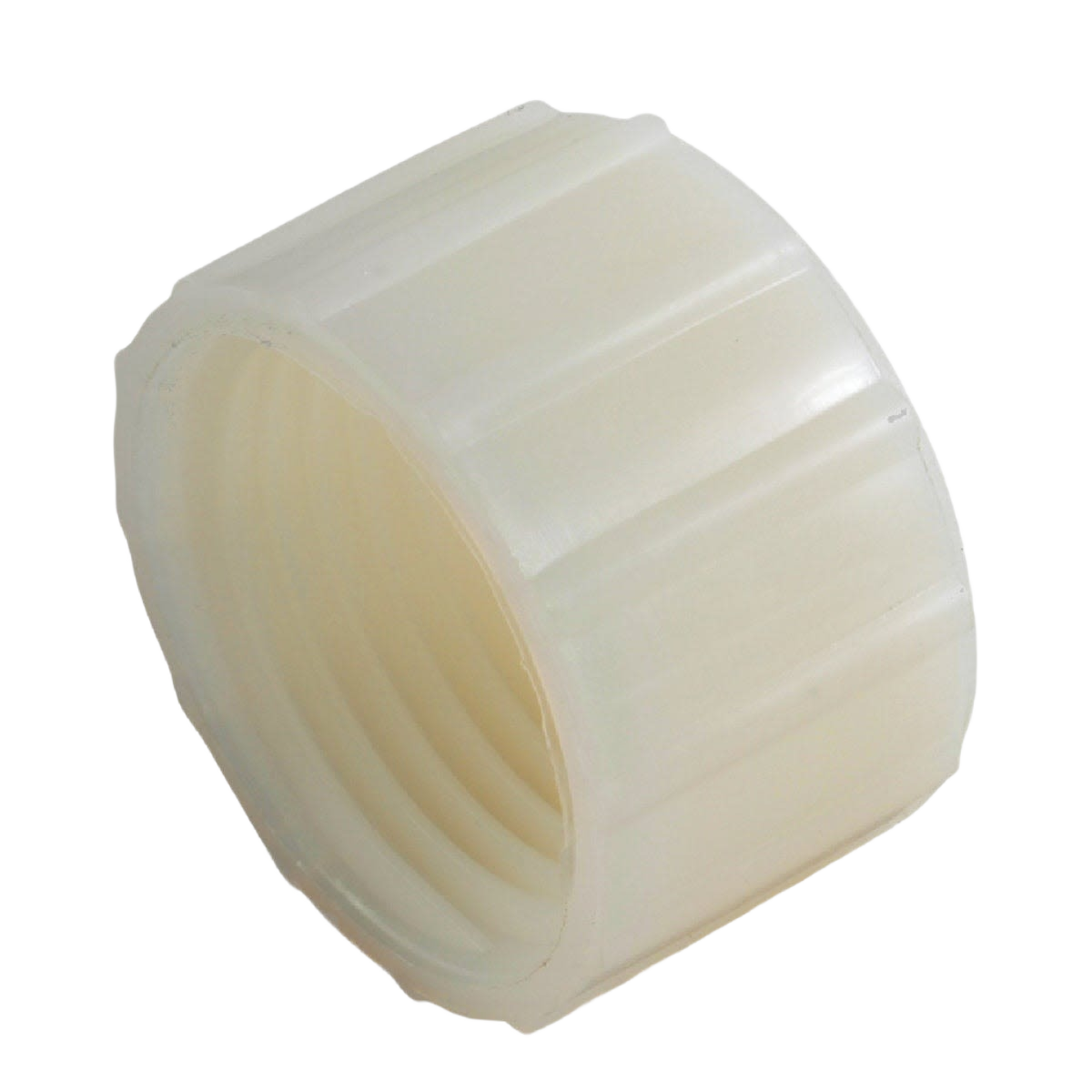 White nylon hose cap with threaded design for 3/4 inch hoses in plumbing and pipes & fittings under $50 collection