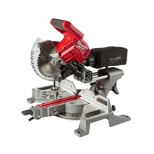 Red and gray dual bevel sliding compound miter saw in Power Tools and Milwaukee Power Tools collection