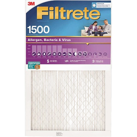 Filtretre 1500 MPR air filter for allergens and bacteria in heating, cooling, and air management collections under $50