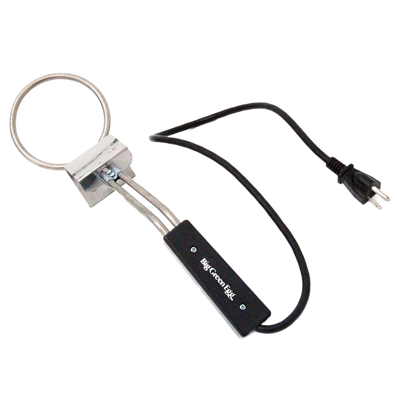 Electric charcoal starter with black handle and metal ignition ring for grilling accessory and outdoor living collections