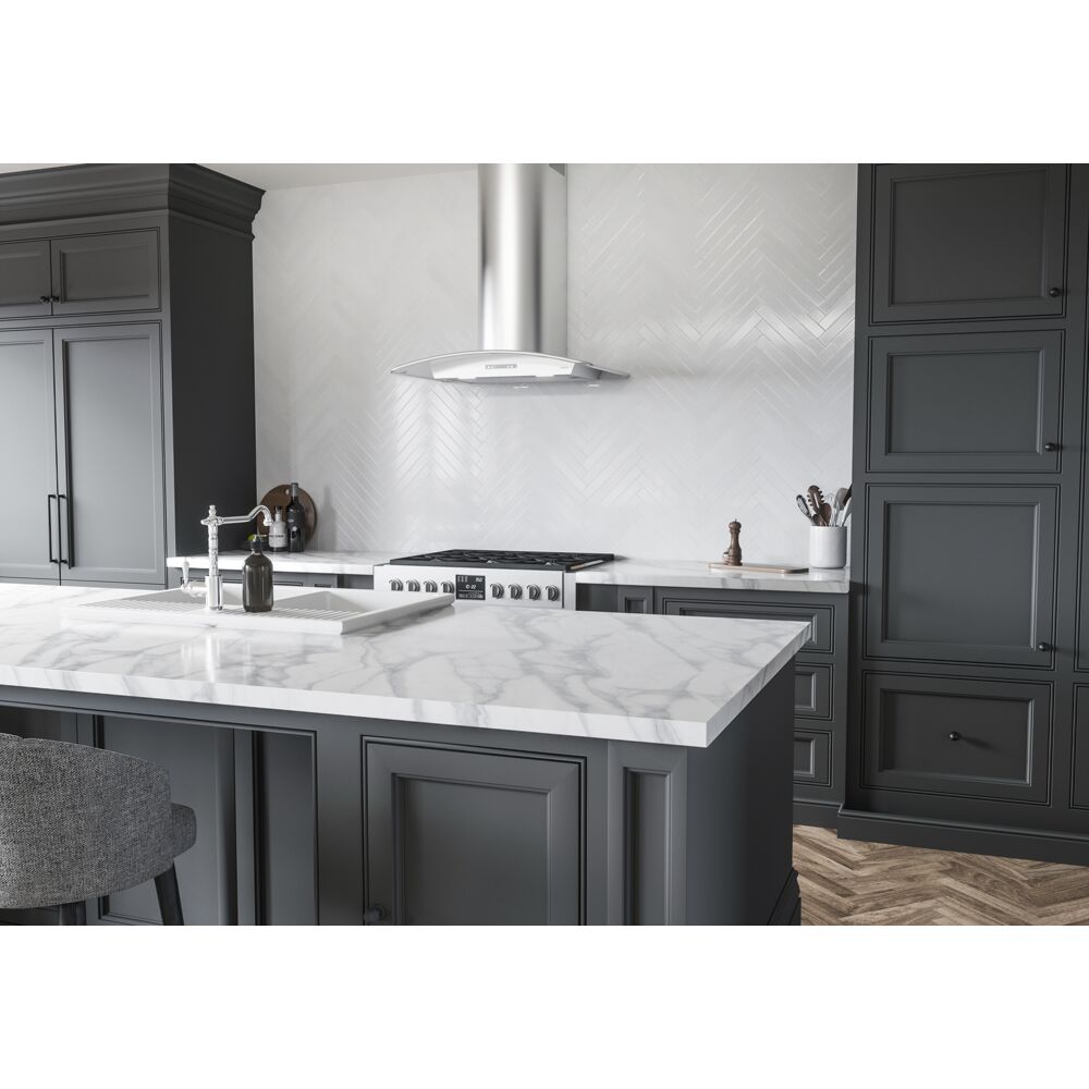 Milano Connect Chimney Hood 36" LED ACT