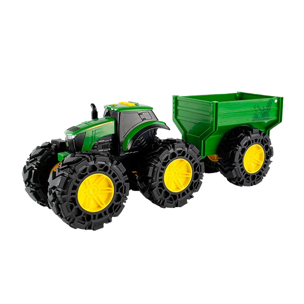 John Deere Monster Treads Tractor with Wagon