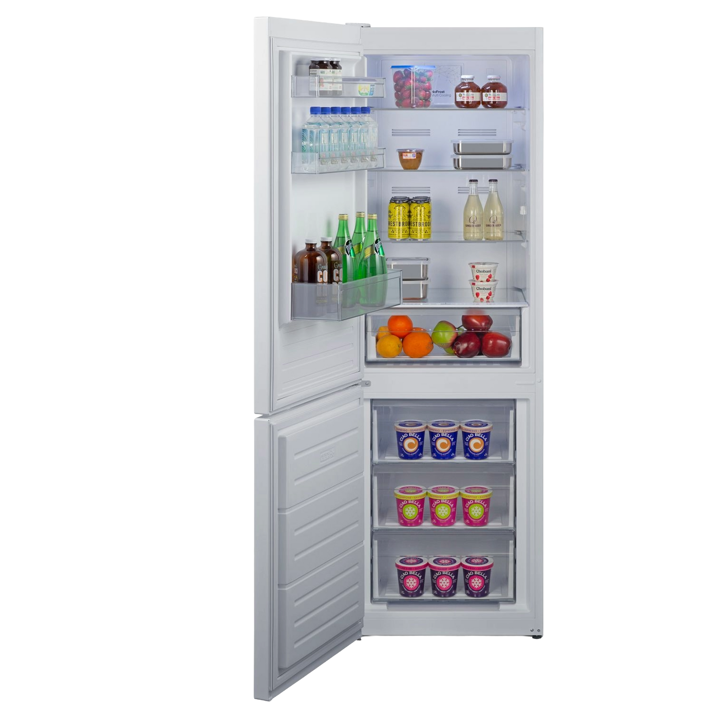 24" Wide Wide Bottom Mount Refrigerator-Freezer