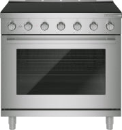 500 Series, Induction freestanding range, 36'', Stainless Steel